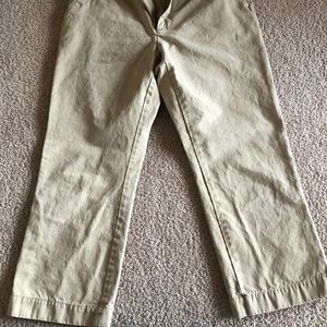Khaki capris